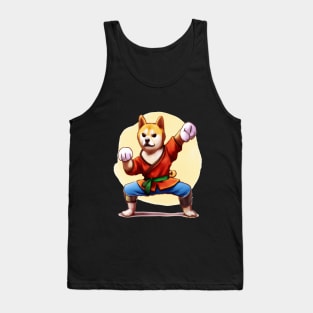 Kung Fu Shiba Inu Tank Top